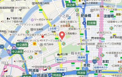 【地図】 | ファーストステージ京町堀レジデンス