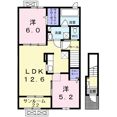 サンライズさくらまちＣの間取り