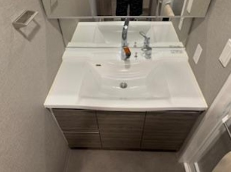 リアラス明石西新町の独立洗面台