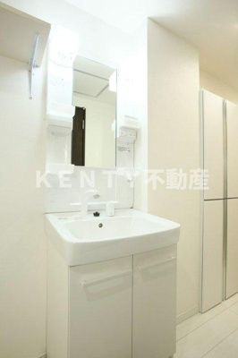 【洗面所】 | メゾン・ド・ソレイユ蒲田 | 明るい洗面所です