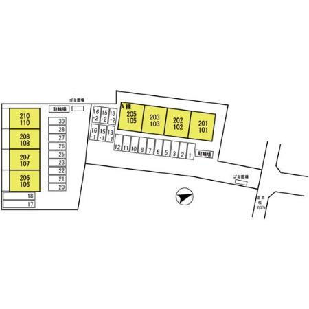 【区画図】 | イル デ パン A棟