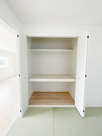 新築戸建・新築建売　邑楽町鶉第7　中野東小・邑楽中の収納|和室の収納はお子様のおもちゃや布団などたっぷりと収納が可能です！