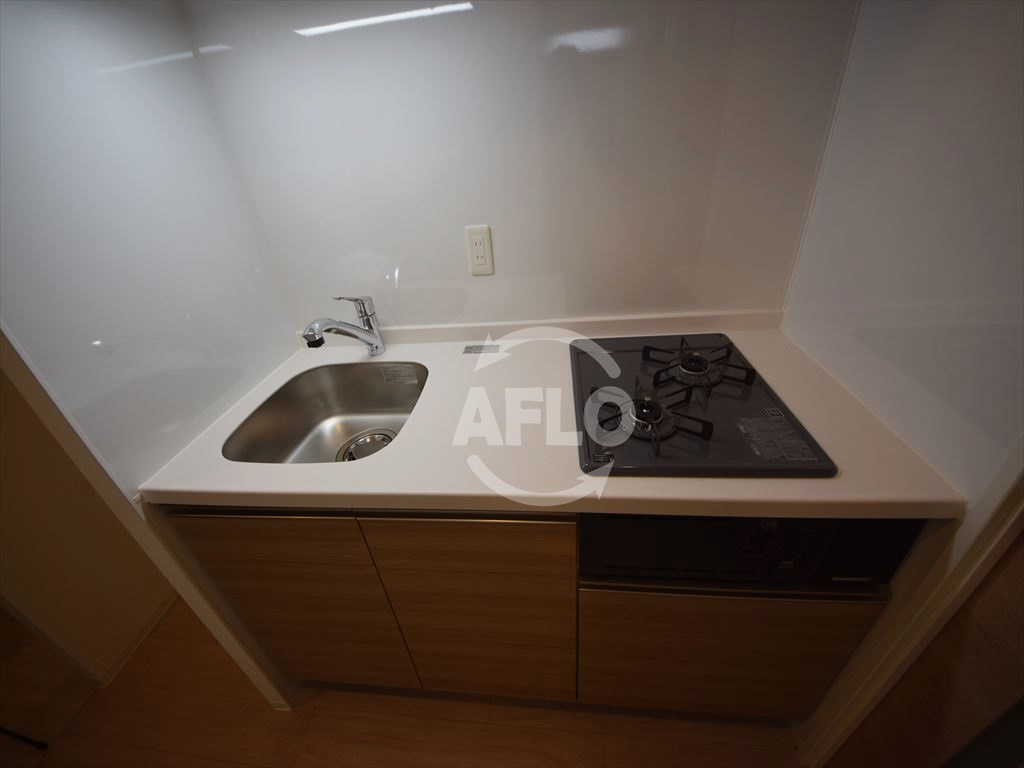 アーバネックス北堀江Ⅱのキッチン|アーバネックス北堀江　ガス２口コンロシステムキッチン