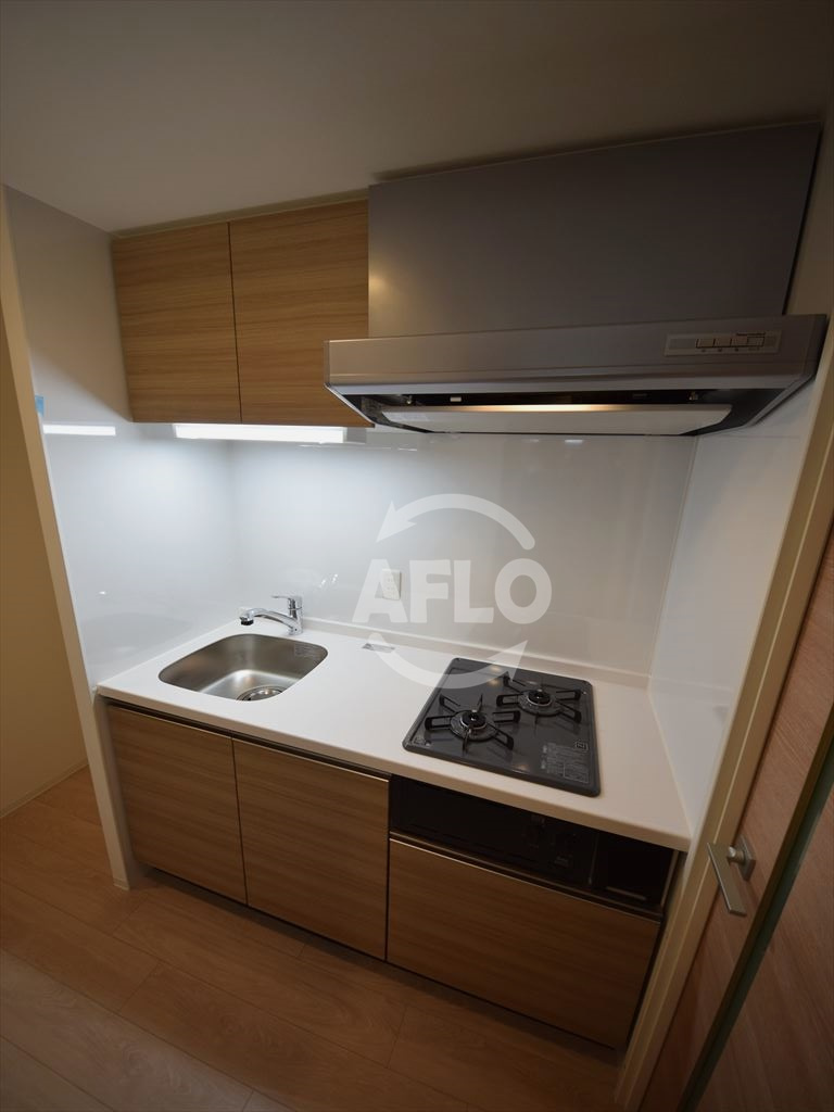 アーバネックス北堀江Ⅱのキッチン|アーバネックス北堀江　ガス２口コンロシステムキッチン