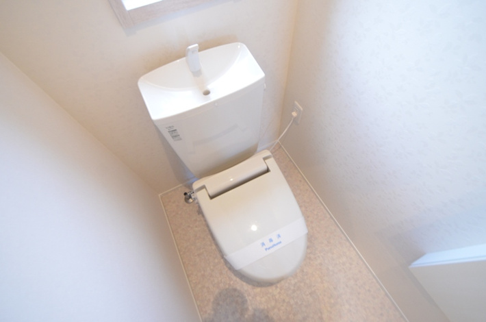 暖房便座つきです！
