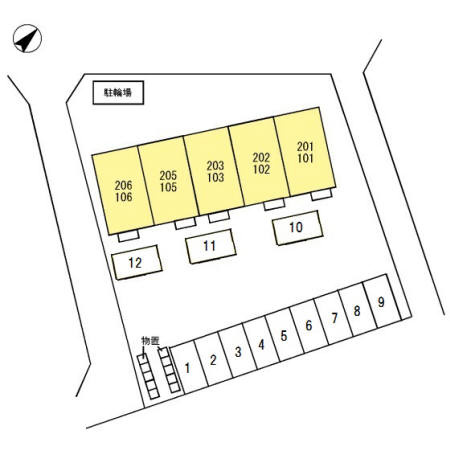 キララの区画図