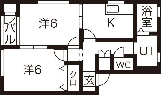 ユニベール A棟の間取り