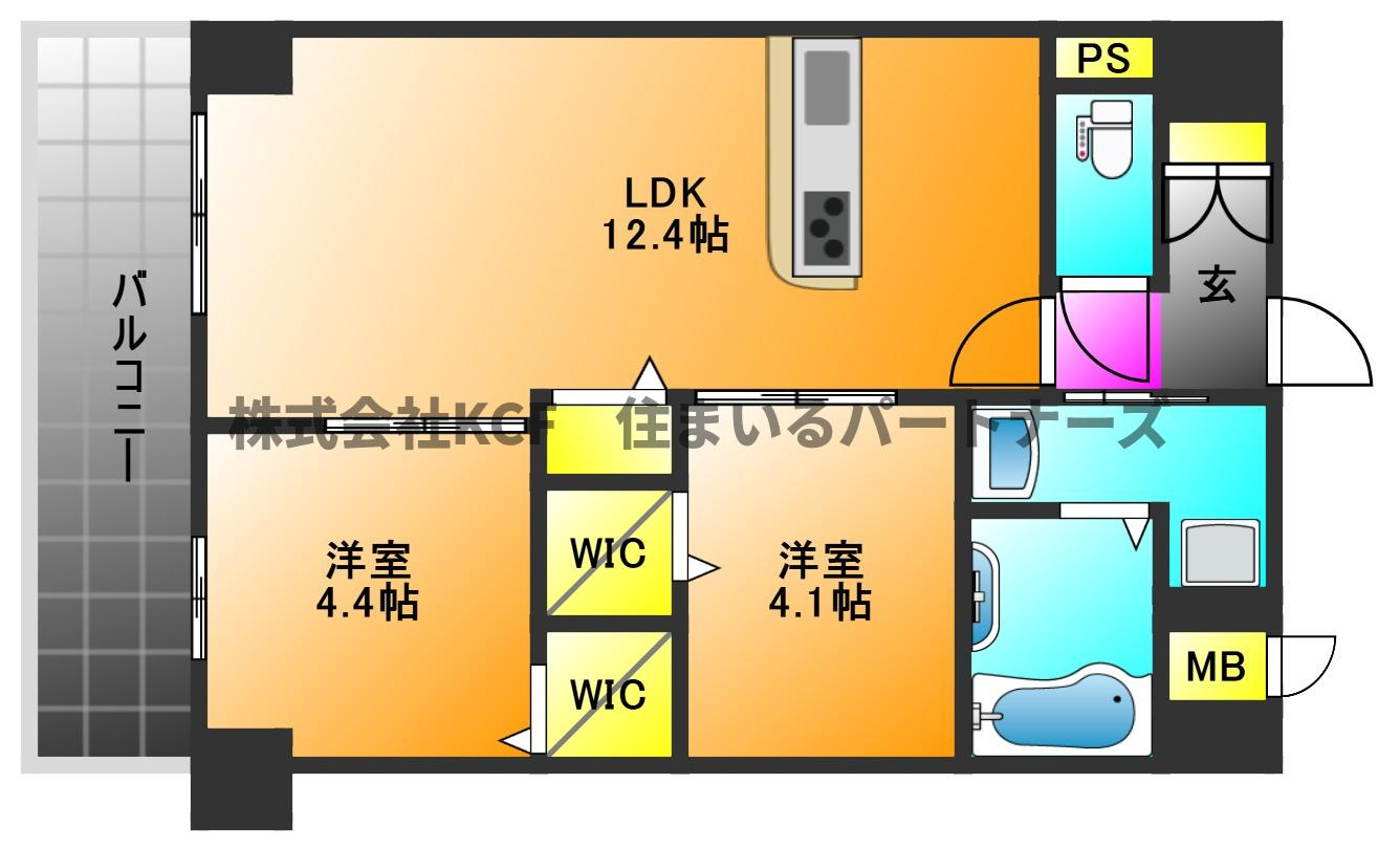 Mys Casetta Kurumeの間取り