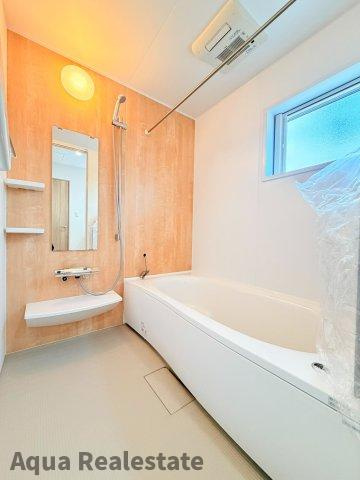高松市牟礼町大町の新築一戸建の浴室|ゆったり過ごせるお風呂です