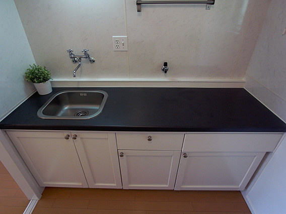 マンションカザミドリのキッチン