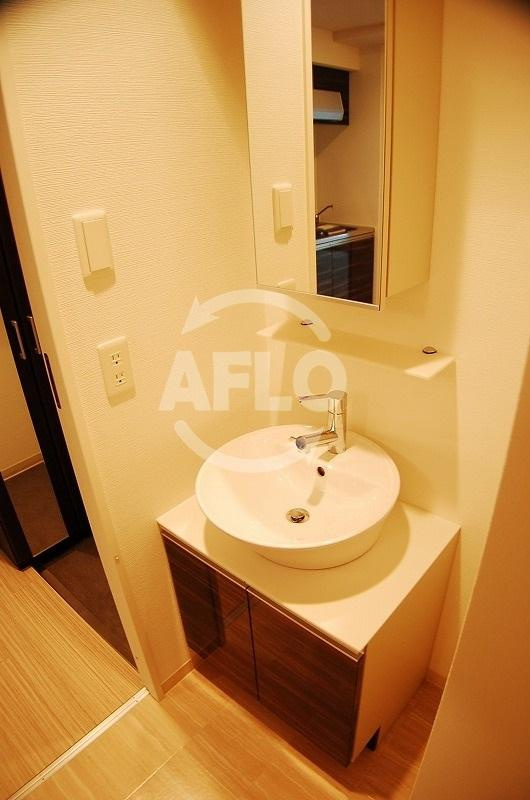 パークヒルズ難波南ルミエールの独立洗面台|パークヒルズ難波南ルミエール　洗面化粧台