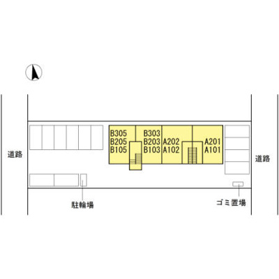 【区画図】 | アズール・マムA棟