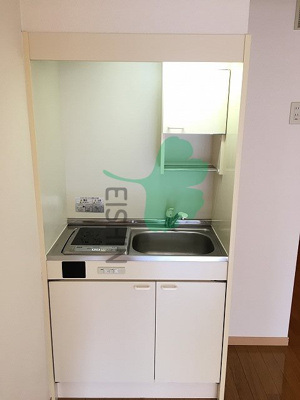 【キッチン】 | 博多Vビル | シンプルな清潔感のあるキッチンです！