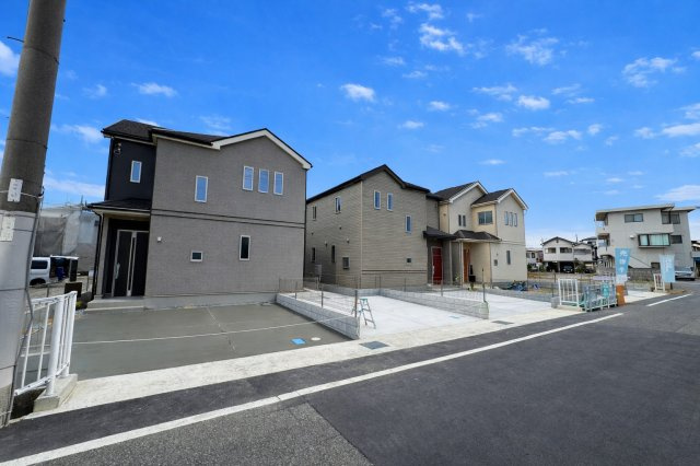 ～２階建・新築戸建～明石二見町東二見字宮ノ北～の外観|★現地の雰囲気をご覧ください♪全６戸の新築戸建が完成です！