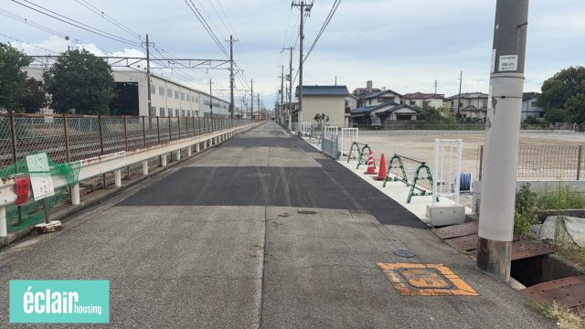 ～２階建・新築戸建～明石二見町東二見字宮ノ北～の周辺|接道道路（幅員　約６ｍ）