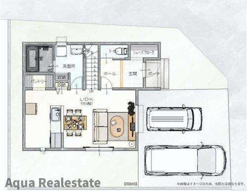 高松市成合町の新築一戸建の内装