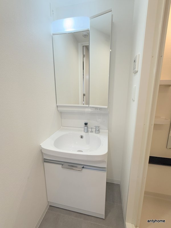 ソルテラスOSAKA MID EASTクレアスト　仲介手数料無料の洗面所