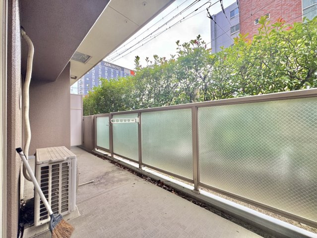 アイディーコート古河のバルコニー