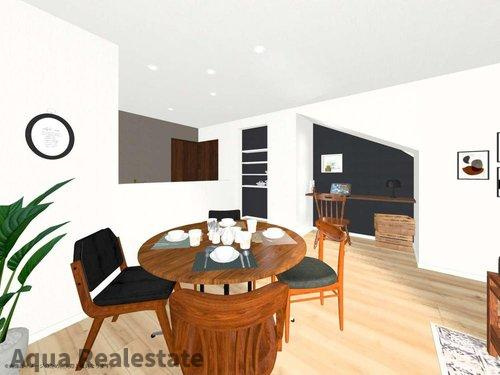 高松市円座町の新築一戸建のキッチン|お料理しやすいキッチンです