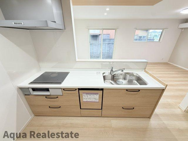 高松市木太町の新築一戸建のキッチン|お料理しやすいキッチンです