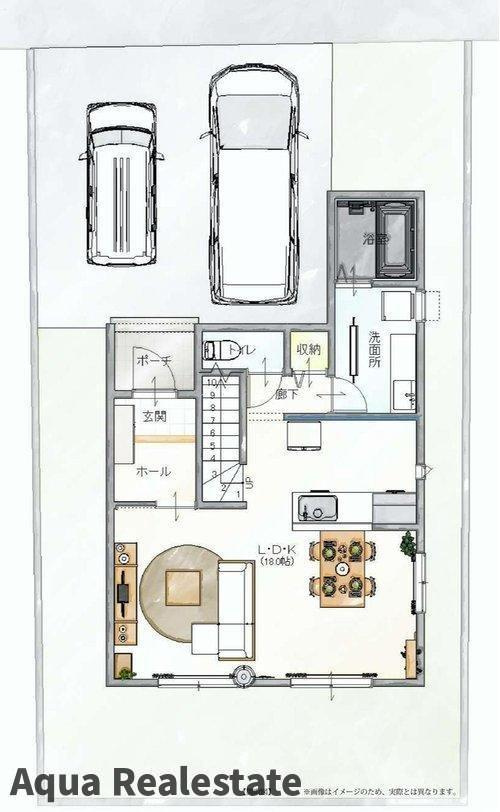 高松市木太町の新築一戸建のキッチン|キッチンです