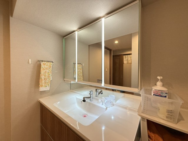 品川区東五反田５丁目の賃貸マンションの洗面所