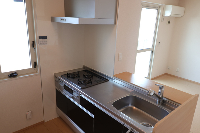 Sekuto A棟のキッチン|使い勝手の良いカウンターキッチン♪