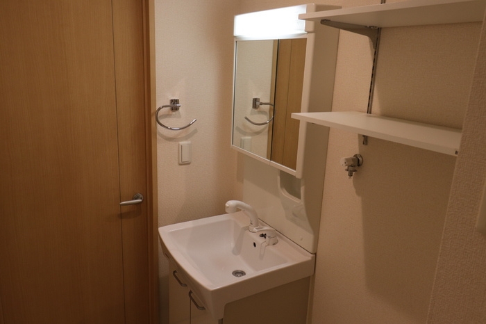 Sekuto A棟の洗面所|広い洗面スペースです★