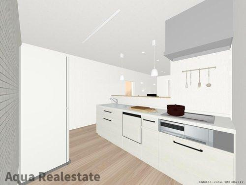 仲多度郡多度津町大字三井の新築一戸建の居間・リビング|こちらのリビングで趣味の時間をお楽しみください