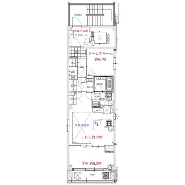 NISHINOMIYA・FRONTの間取り