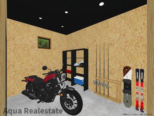 丸亀市津森町の新築一戸建の駐車場|使いやすい居間です