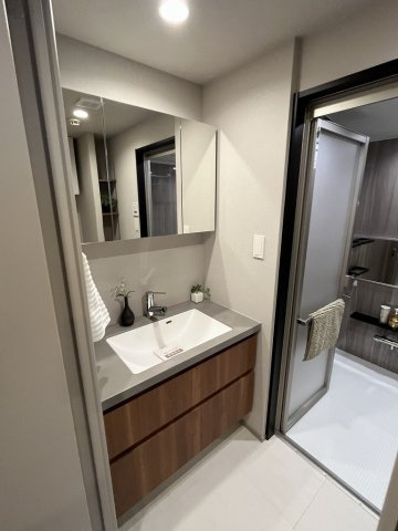 ファミール日本橋グランスイートプラザの独立洗面台