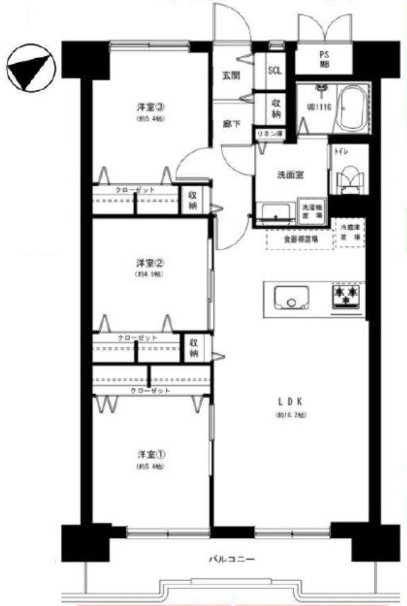シティコープ豊洲の間取り