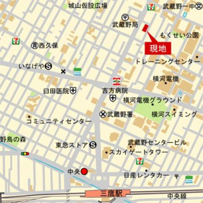 【地図】 | アーバネックス武蔵野