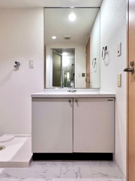 ＳＳ．ＦＬＡＴ神楽坂ｓｏｕｔｈの洗面所