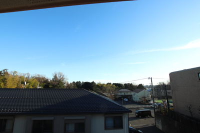 バルコニーからの景色です
