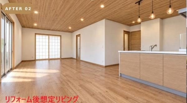 学園木花台南・中古戸建の居間・リビング