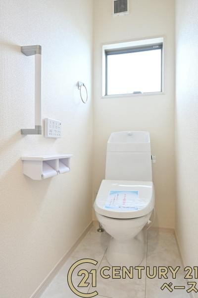 リーブルガーデン大野 ３号棟 ／新築一戸建のトイレ|■現地撮影写真■清潔感ある綺麗なお手洗いです！