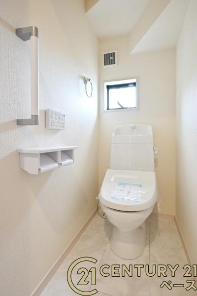 リーブルガーデン大野 ２号棟 ／新築一戸建のトイレ|■現地撮影写真■清潔感ある綺麗なお手洗いです！