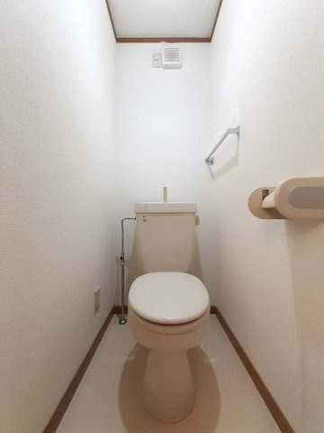 セトル二杉Ⅱ　Ｂ棟のトイレ|落ち着いたトイレです