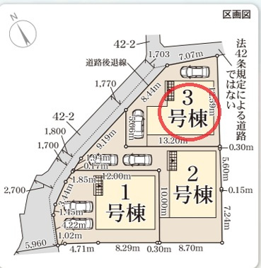 【区画図】 | リーブルガーデン加古川市野口町長砂８期 | 区画図