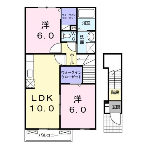 ヴィラ・アルカンシェルの間取り