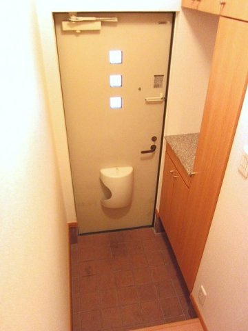 ヴィラ・アルカンシェルの玄関