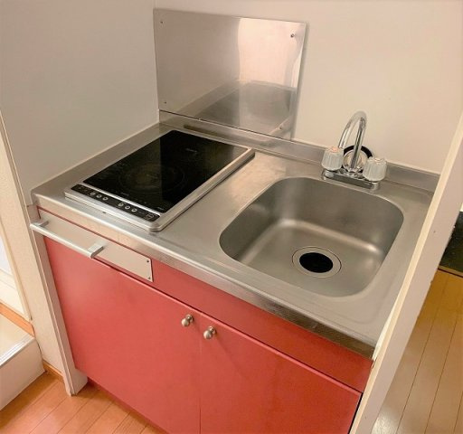 レオパレススプリングＡのキッチン