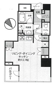 【間取り】 | クレッセント三鷹ザ・タワー