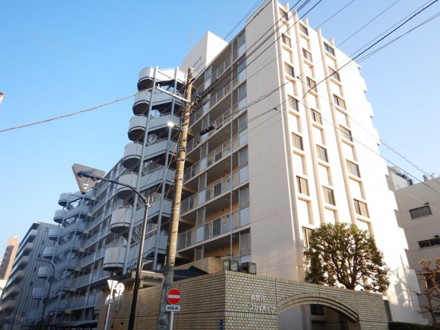 両国緑スカイハイツのエントランス