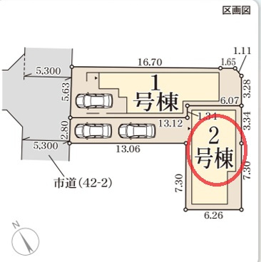 【区画図】 | リーブルガーデン岸和田市並松町３期 | 区画図