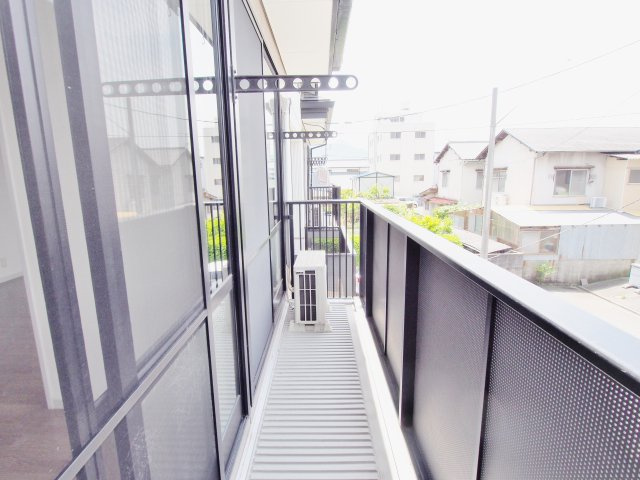 フォーレス東昭和　B棟のバルコニー