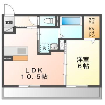 パームツリー　Ｂの間取り