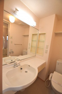 【洗面所】 | ソレアード　Ａ